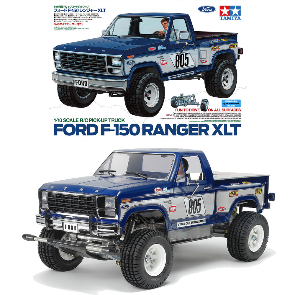 Tamiya RC 58759 Ford F-150 Ranger XLT 1:10 RC Assembly Kit