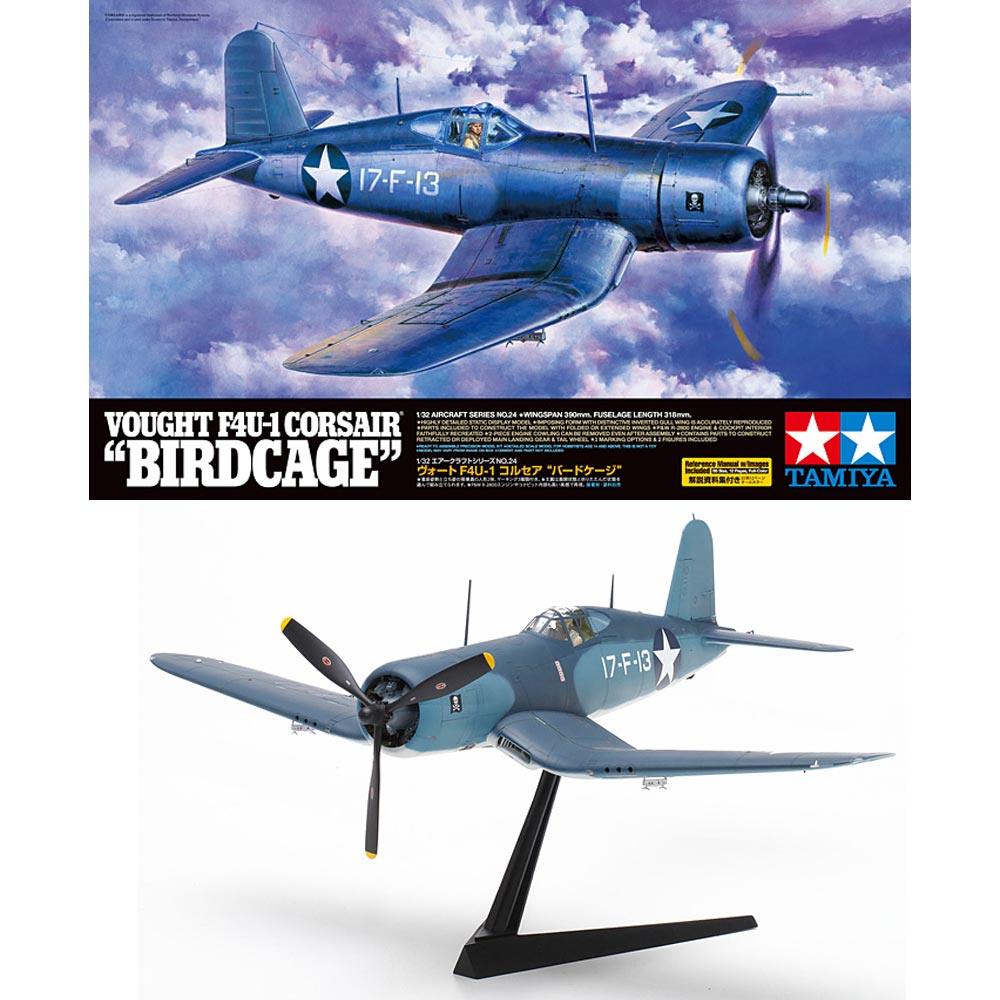 TAMIYA 60324 Vought F4U-1 Corsair Birdcage Aircraft Model Kit 1:32