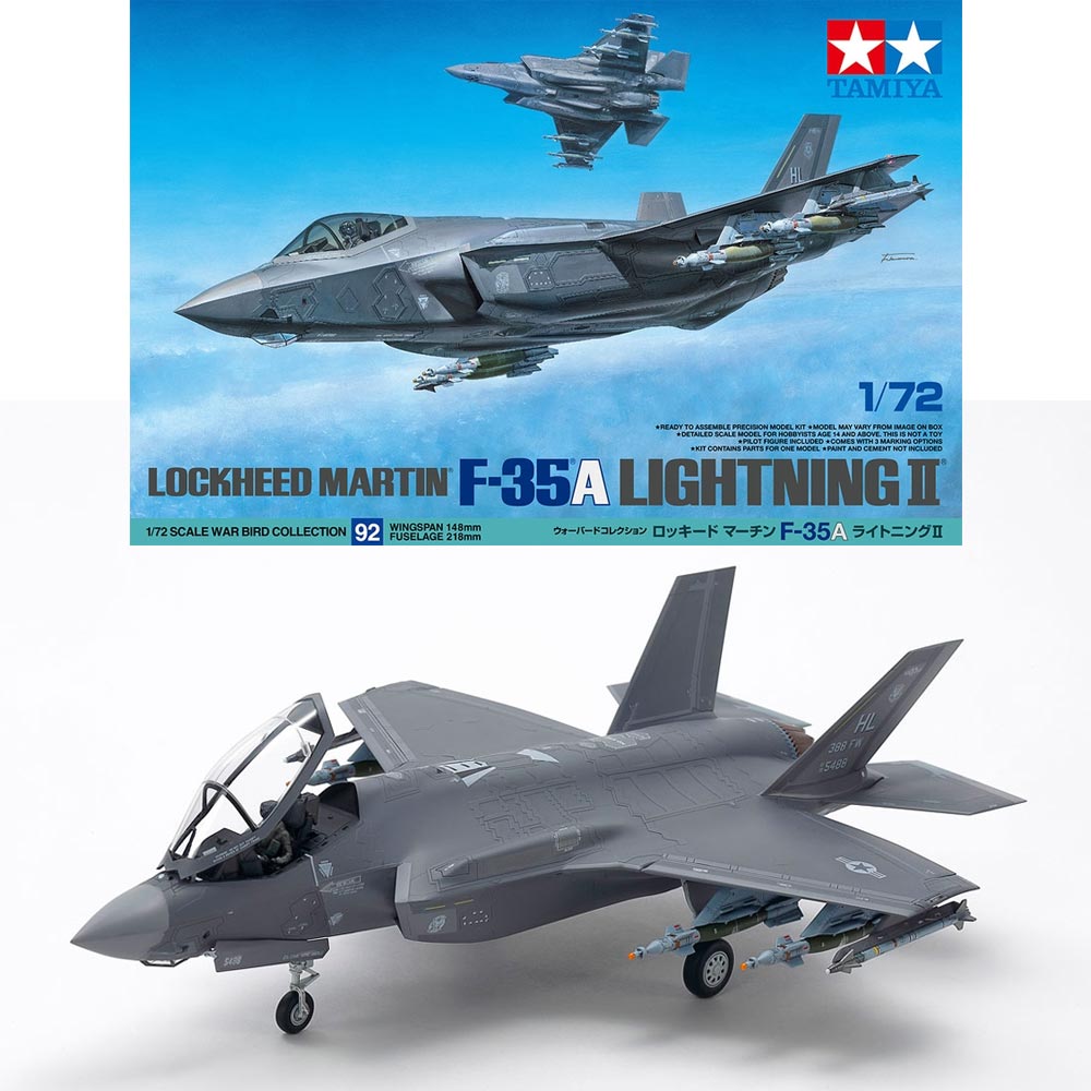 Tamiya 60792 Lockheed Martin F-35A Lightning II 1:72  Model Kit