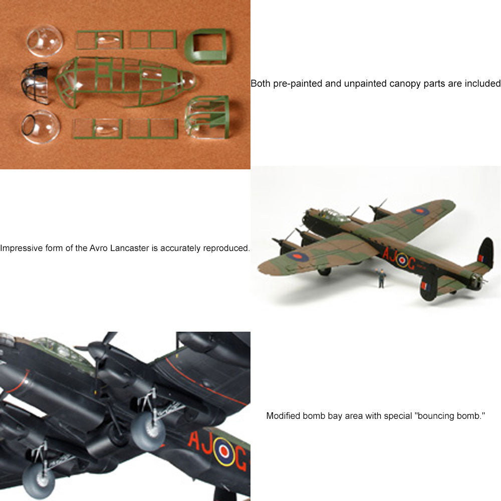 TAMIYA Lancaster Dambuster Grand Slam 1:48  Aircraft Model Kit 61111