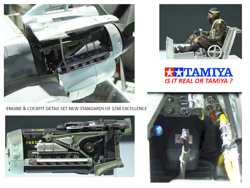 TAMIYA  61117 Messerschmitt BF-109 G6 1:48 Aircraft Model Kit