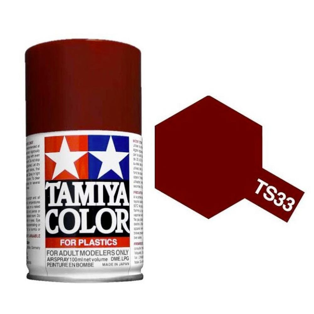TAMIYA TS-33 Hull Red 100ml Plastic Model Kit Spray Paint 85033
