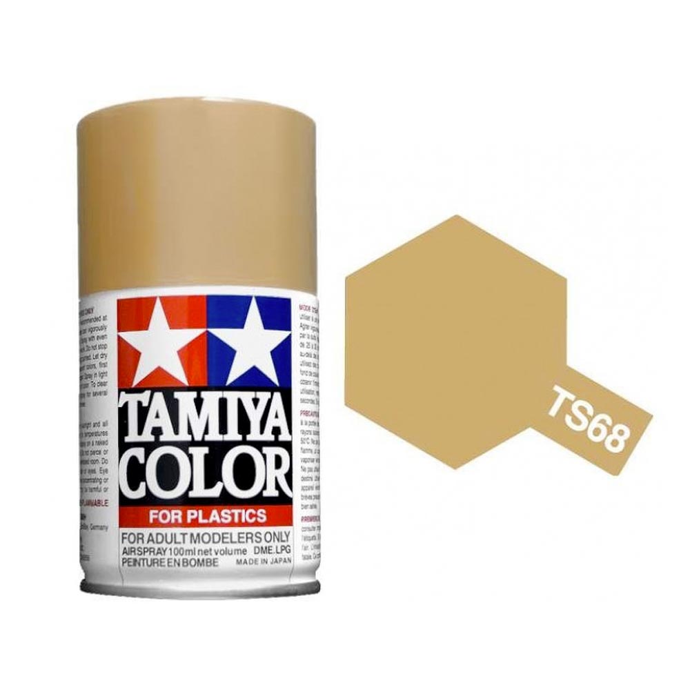 TAMIYA TS-68 Wooden Deck Tan 100ml Plastic Model Kit Spray Paint 85068
