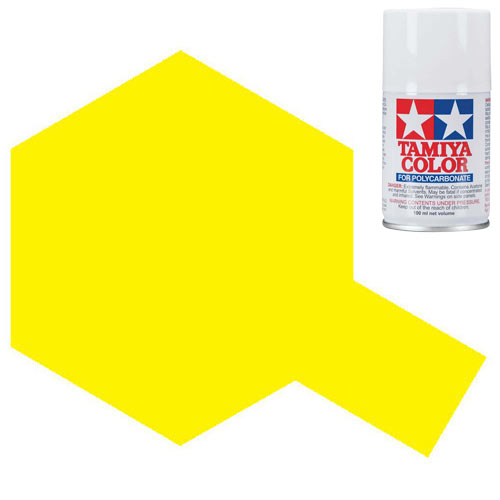 TAMIYA PS-6 Yellow Polycarbonate Spray Paint 100ml Lexan RC Car Body