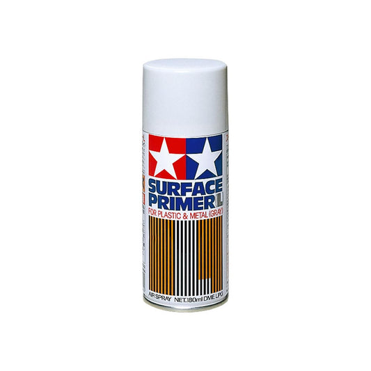 Tamiya 87042 Metal/Plastic Surface Primer L Grey 180ml Model Paint