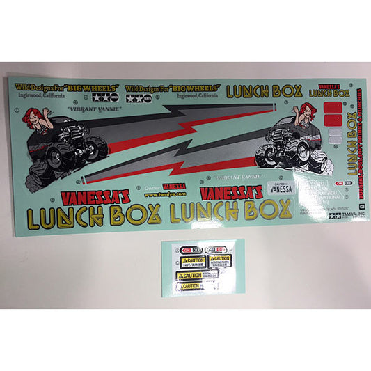 Tamiya 58546 Lunch Box Black/Blue/CW-01, 9495756/19495756 Decals/Stickers