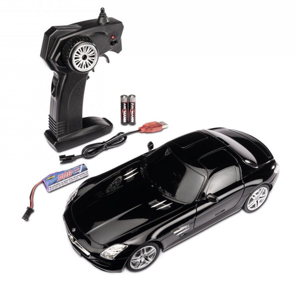 Carson C404310 Mercedes-Benz SLS AMG 2.4GHz 100% RTR Black 1:24 RC Car