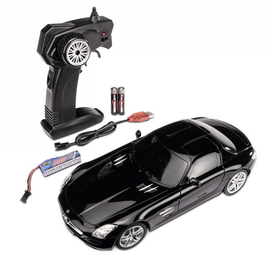 Carson C404310 Mercedes-Benz SLS AMG 2.4GHz 100% RTR Black 1:24 RC Car