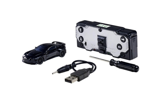 Carson C404339 1:64 Nano Racer Aston Martin V12 Vantage Black RC Car