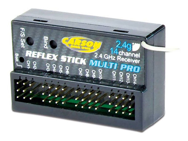 CARSON Reflex Stick Multi Pro 14Ch 2.4Ghz R/C Radio Set Tamiya C501003