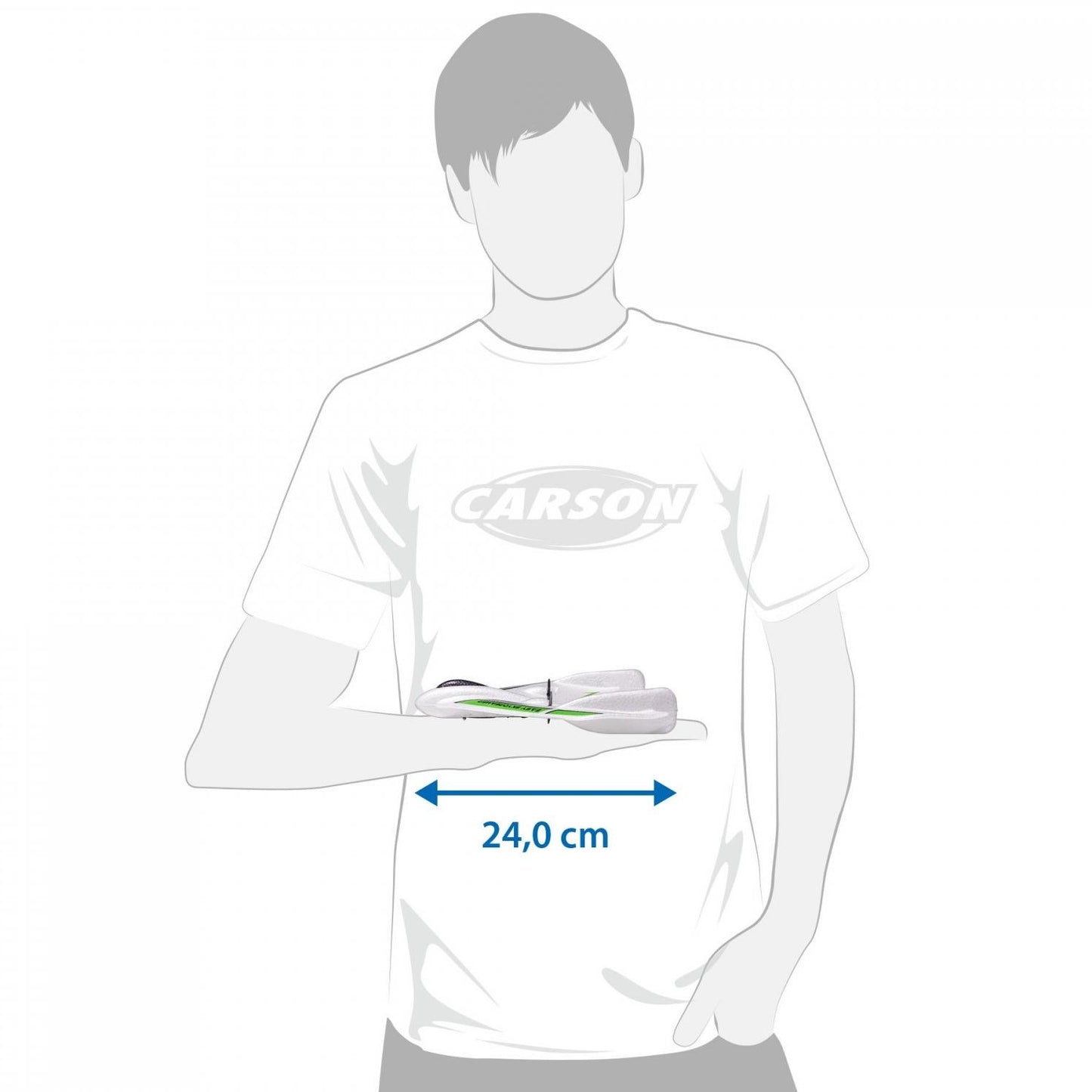Carson C505035 Easy Skydreamer 2.4GHz 100% RTF Green RC Aircraft