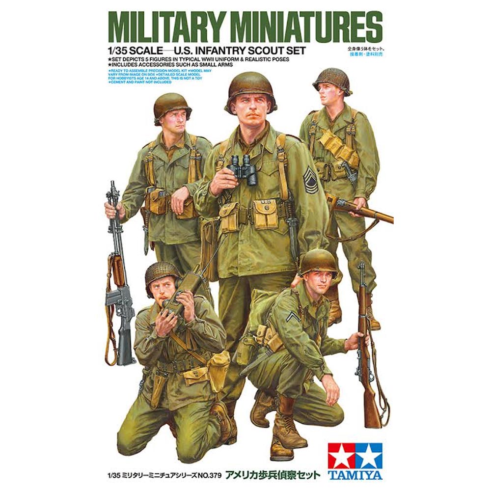Tamiya 35379 U.S. Infantry Scout Set 1:35  Plastic Model Kit