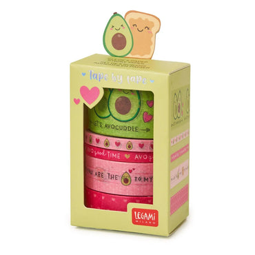Legami Tape By Tape - Avocado - Sticky Tape 5m Rolls