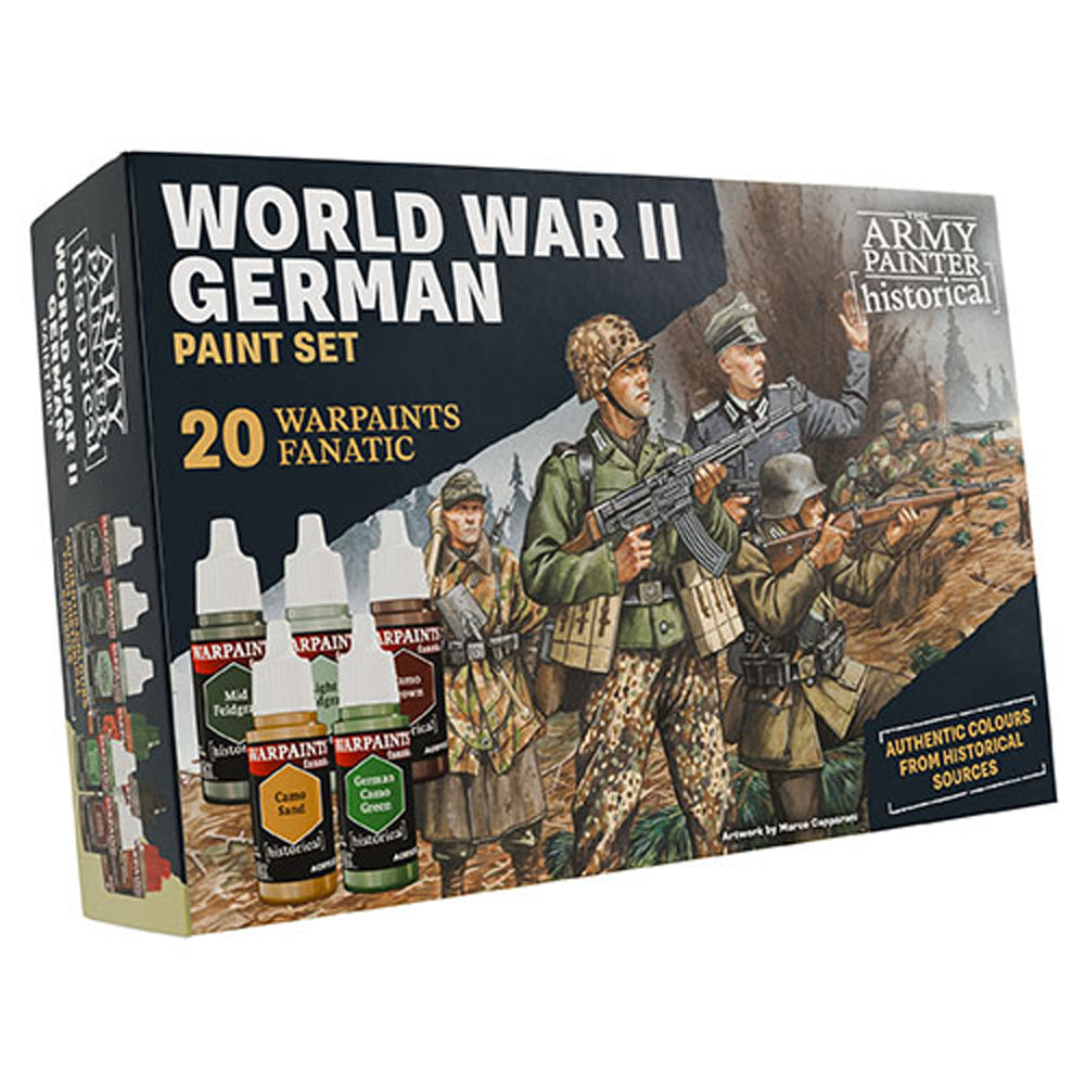 The Army Painter - Warpaints Fanatic Historical - WWII German 20x Paint Set