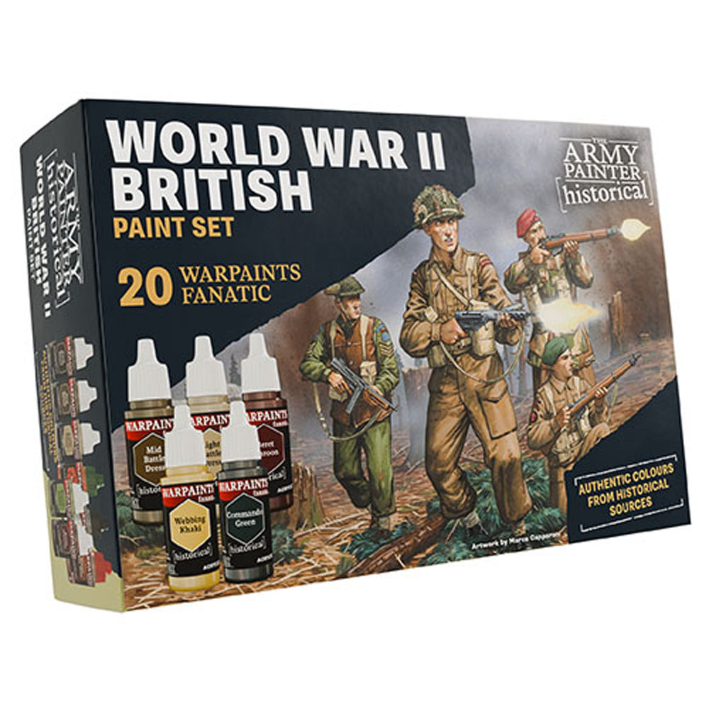 The Army Painter - Warpaints Fanatic Historical - WWII British 20x Paint Set