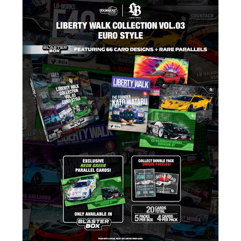 Tarmac Cards: Liberty Walk Collection Vol.3 Euro Style Blaster Box