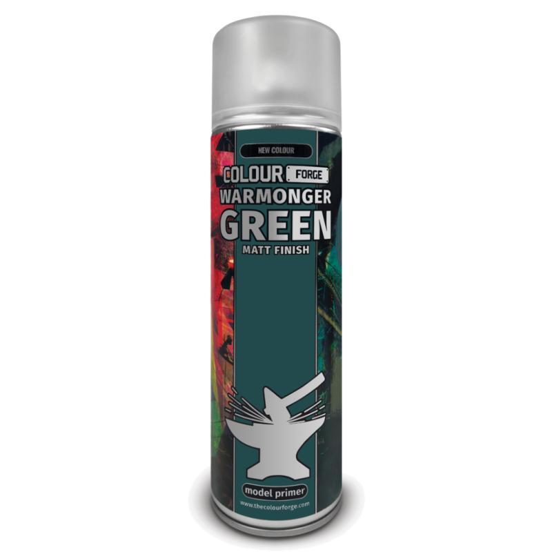 Colour Forge Warmonger Green Spray Primer Paint 500ml