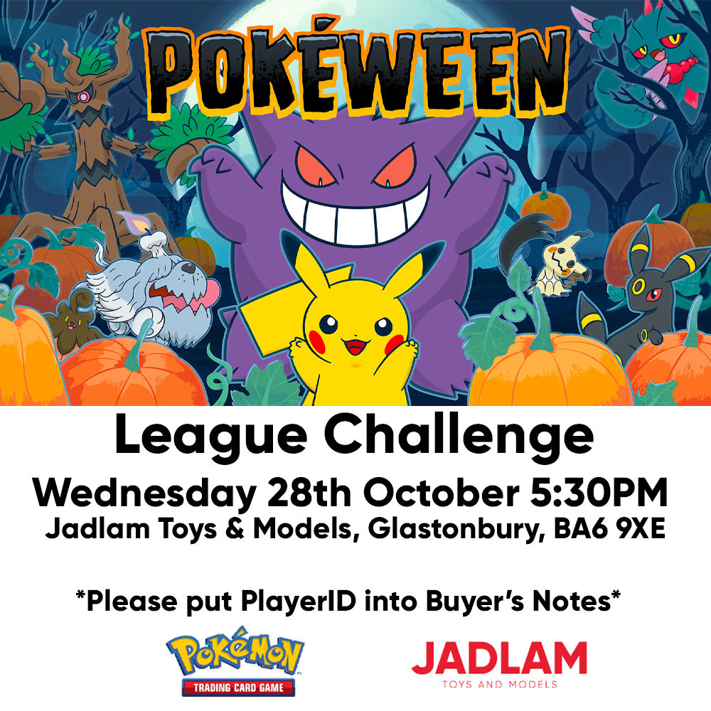 Pokemon TCG Pokeween League Challenge @ Jadlam - October 28th 2026 5.30PM