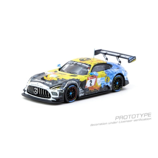 Tarmac Works Mercedes AMG GT3 Nurburgring 24H 2020 1:64 Diecast Car