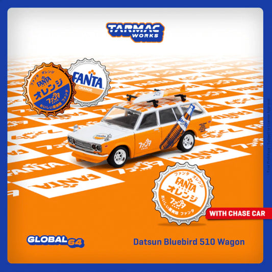 Tarmac Works Datsun Bluebird 510 Wagon FANTA 1:64 Diecast G026FA