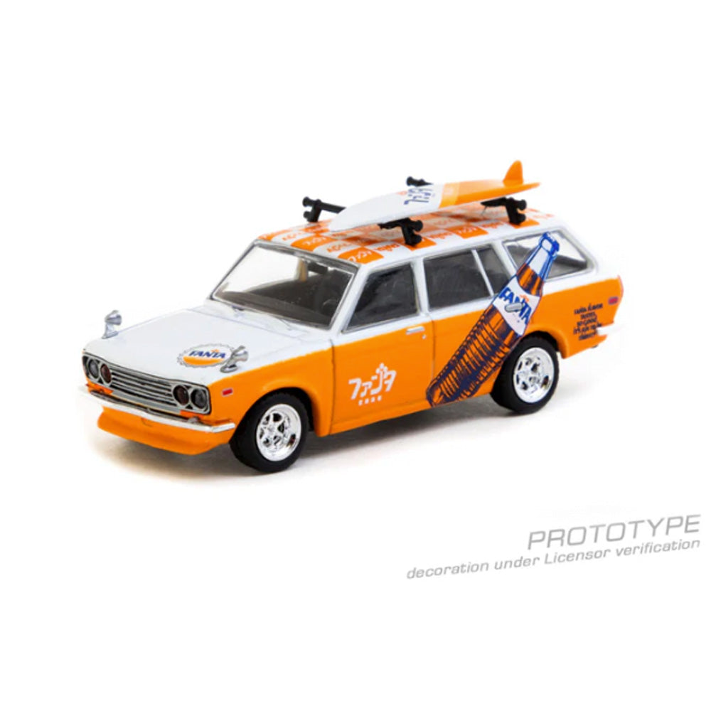 Tarmac Works Datsun Bluebird 510 Wagon FANTA 1:64 Diecast G026FA