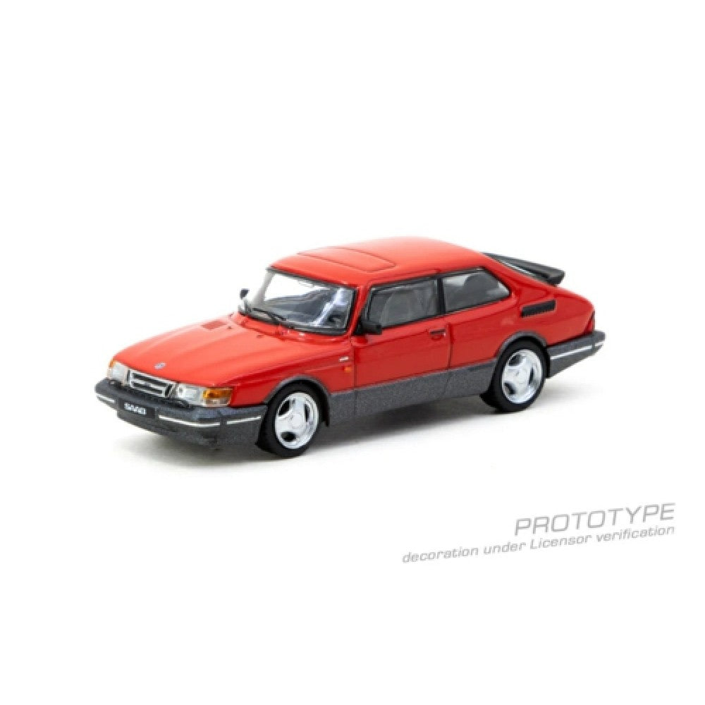Tarmac Works 1:64 Saab 900 Turbo - Red TCT64G056RE