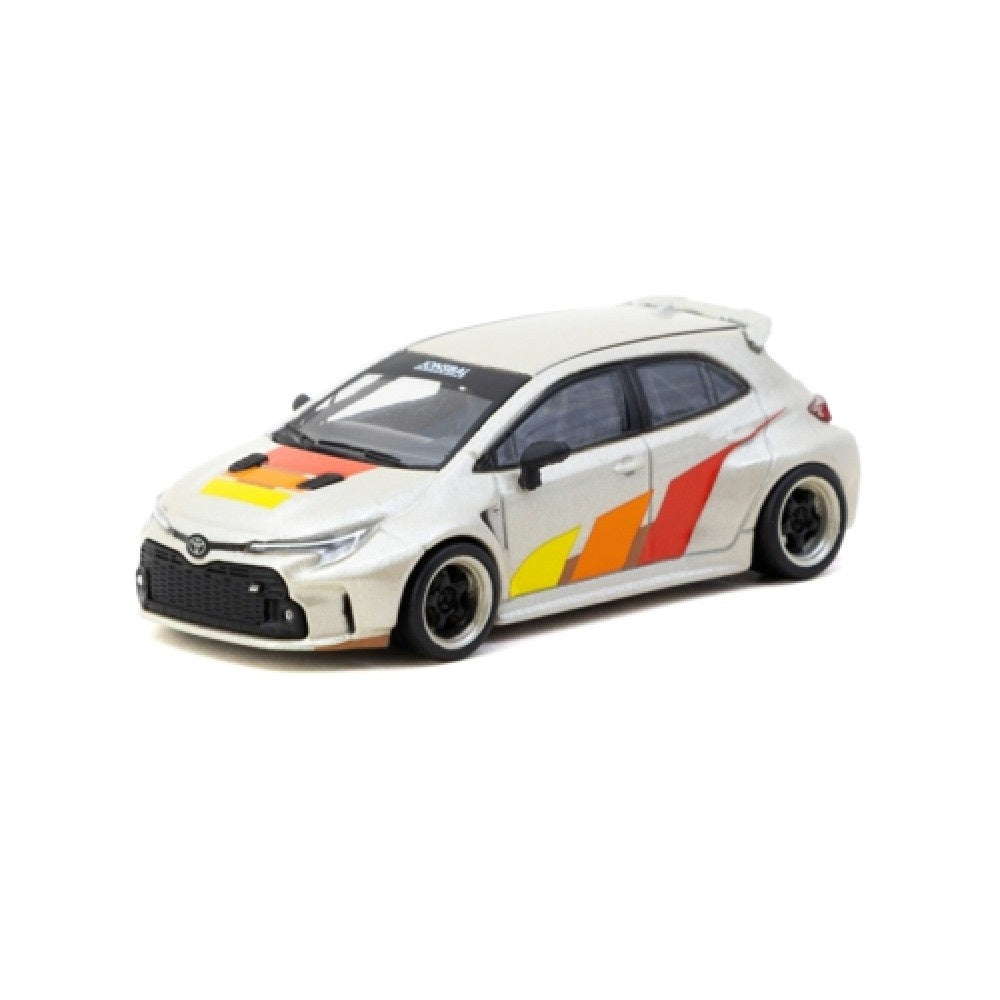 Tarmac Works Toyota GR Corolla Widebody Beige 1:64 Diecast Car 64G063BE