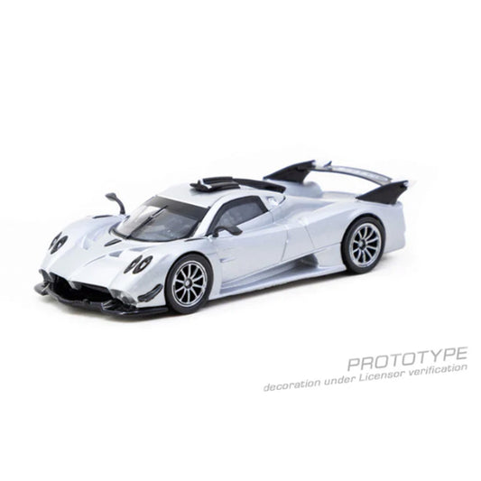 Tarmac Pagani Huayra R Satin Silver 1:64 Diecast Car