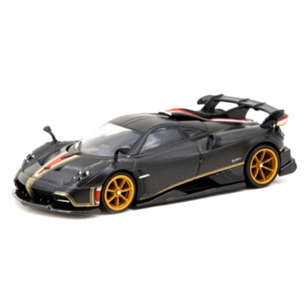 Tarmac Pagani Imola Matt Black Carbon Fiber 1:64 Diecast Model