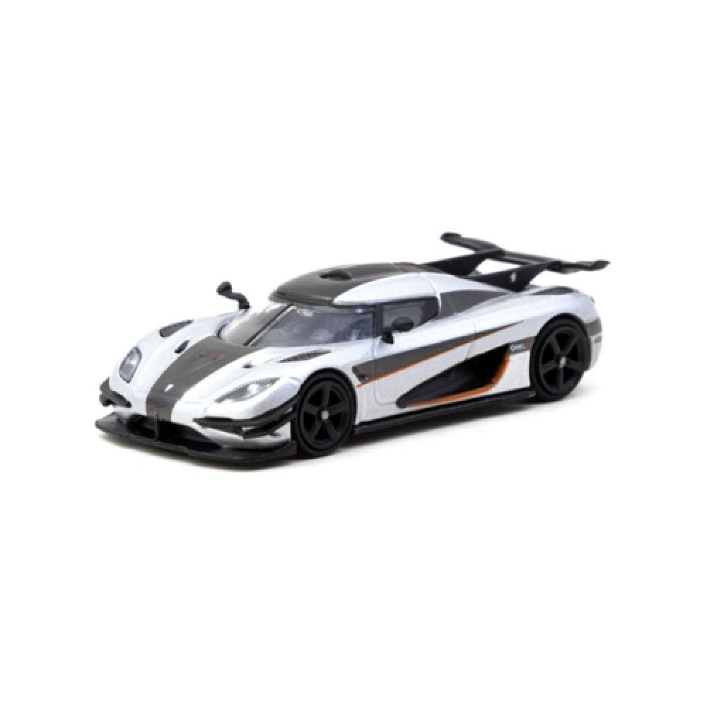 Tarmac Works Koenigsegg One:1 Silver 1:64 Diecast Car 64GTL054SL