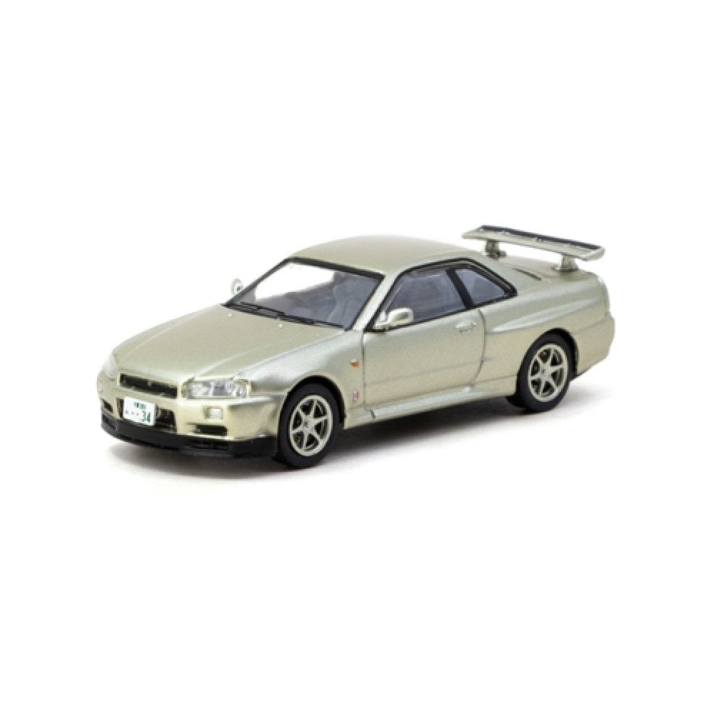 Tarmac Works Nissan Skyline GT-R R34 Millennium Jade 1:64 64JC64012MJ