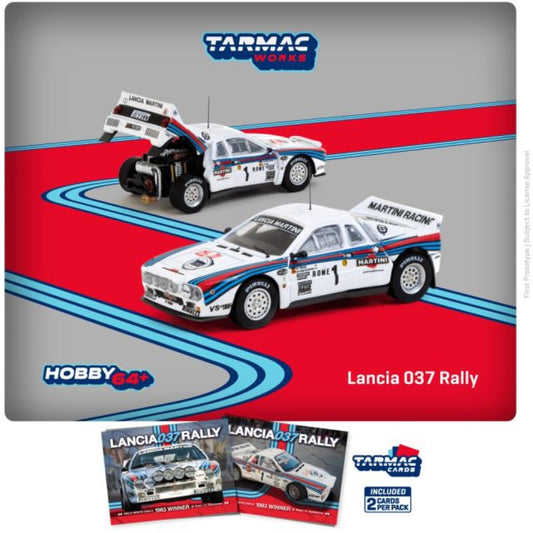 Tarmac Works Lancia 037 Rally Monte Carlo 1983 Winner 1:64 Car 64PTL00283RM