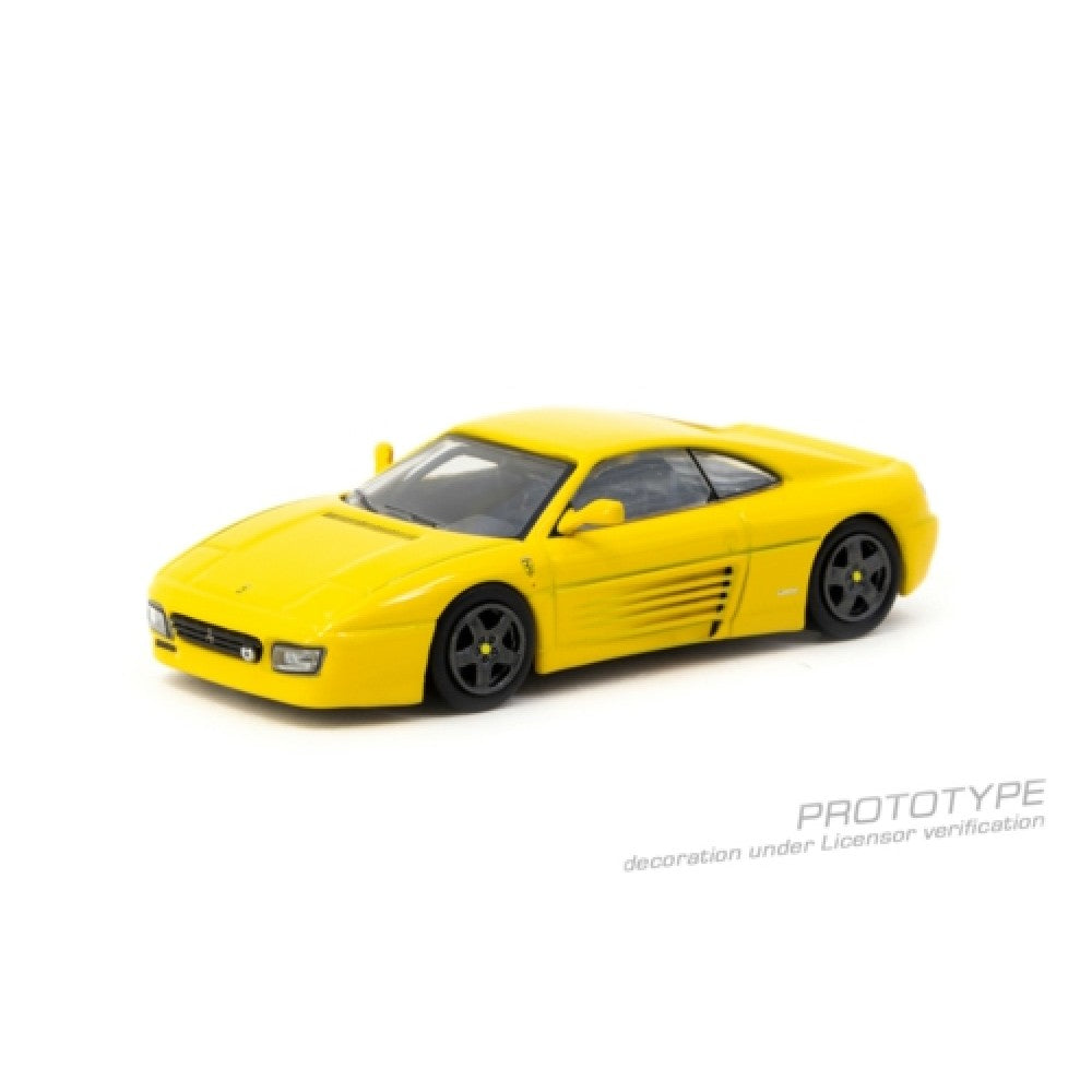 Tarmac Works 1/64 Ferrari 348 Challenge - Yellow