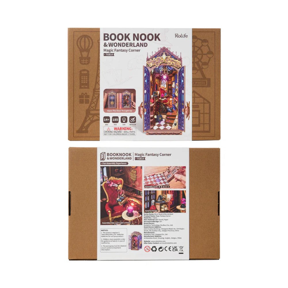 Rolife Magic Fantasy Corner Book Nook DIY Shelf Insert TGB14