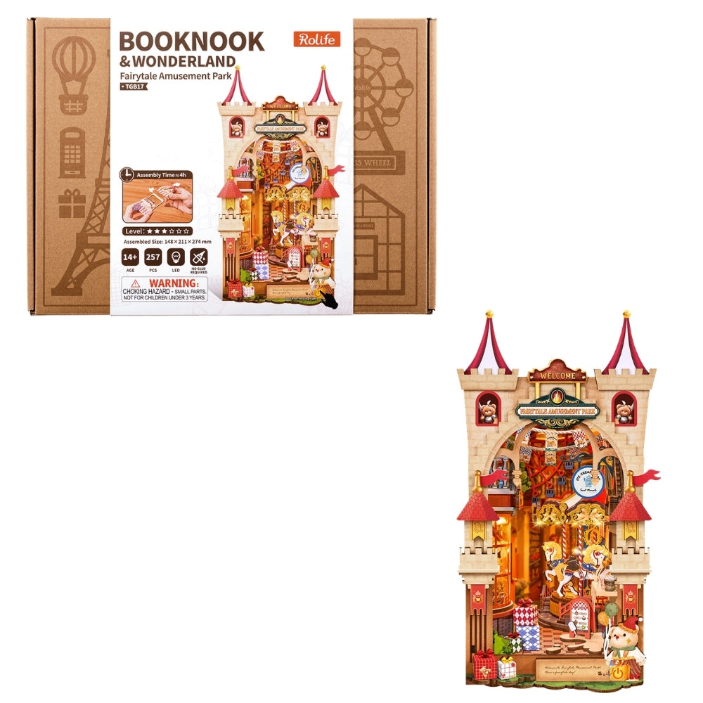 Rolife Fairytale Amusement Park Book Nook Wooden Kit TGB17