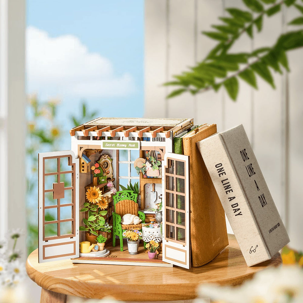 Rolife Secret Bloomy Nook DIY Book Nook Model Kit TGE04