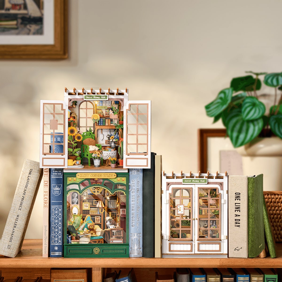 Rolife Secret Bloomy Nook DIY Book Nook Model Kit TGE04
