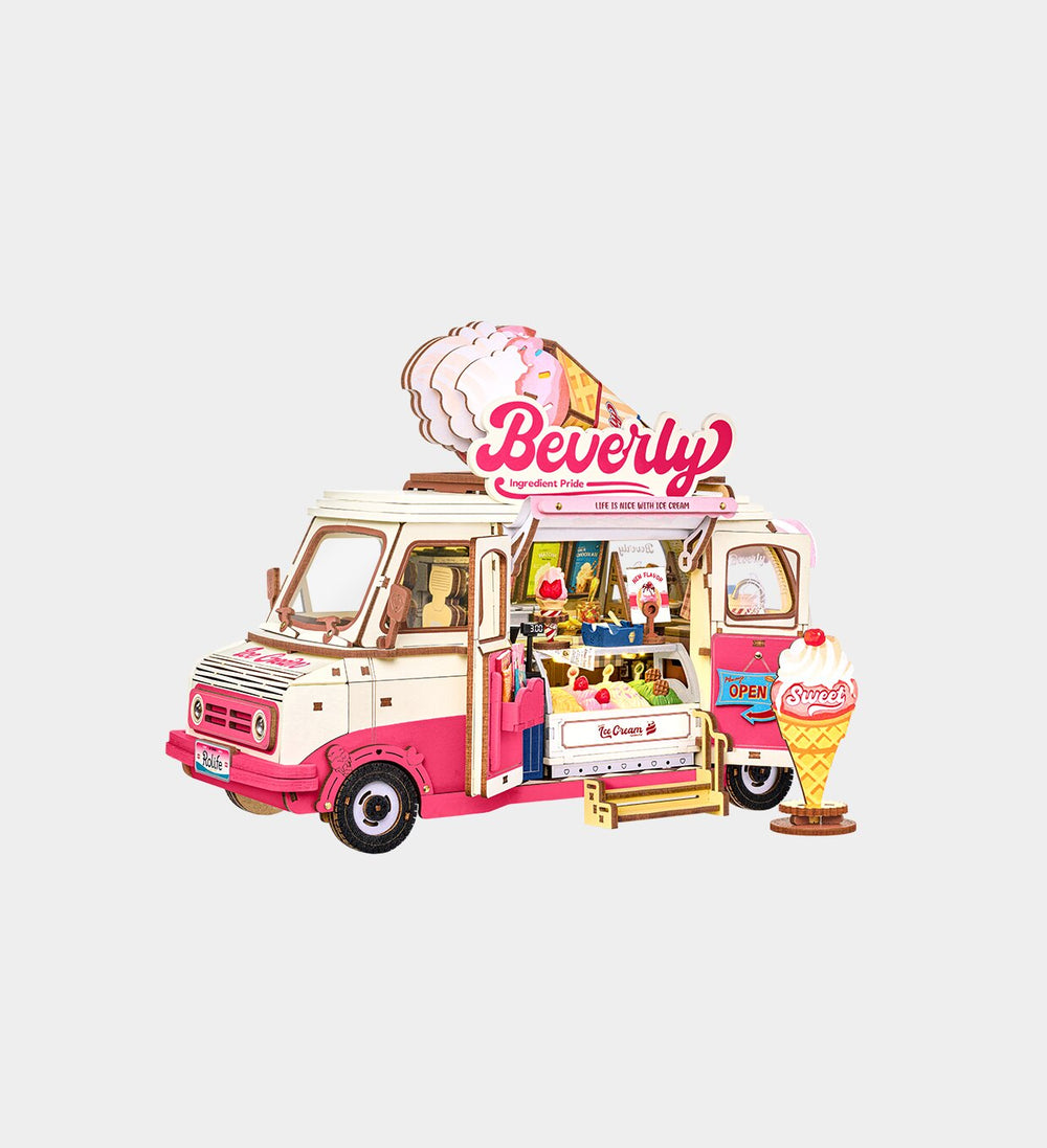 Rolife Beverly's Ice Cream Truck Wooden Puzzle 290pcs TGS06