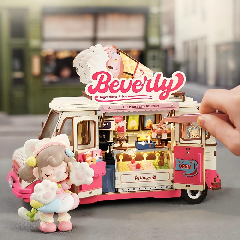 Rolife Beverly's Ice Cream Truck Wooden Puzzle 290pcs TGS06