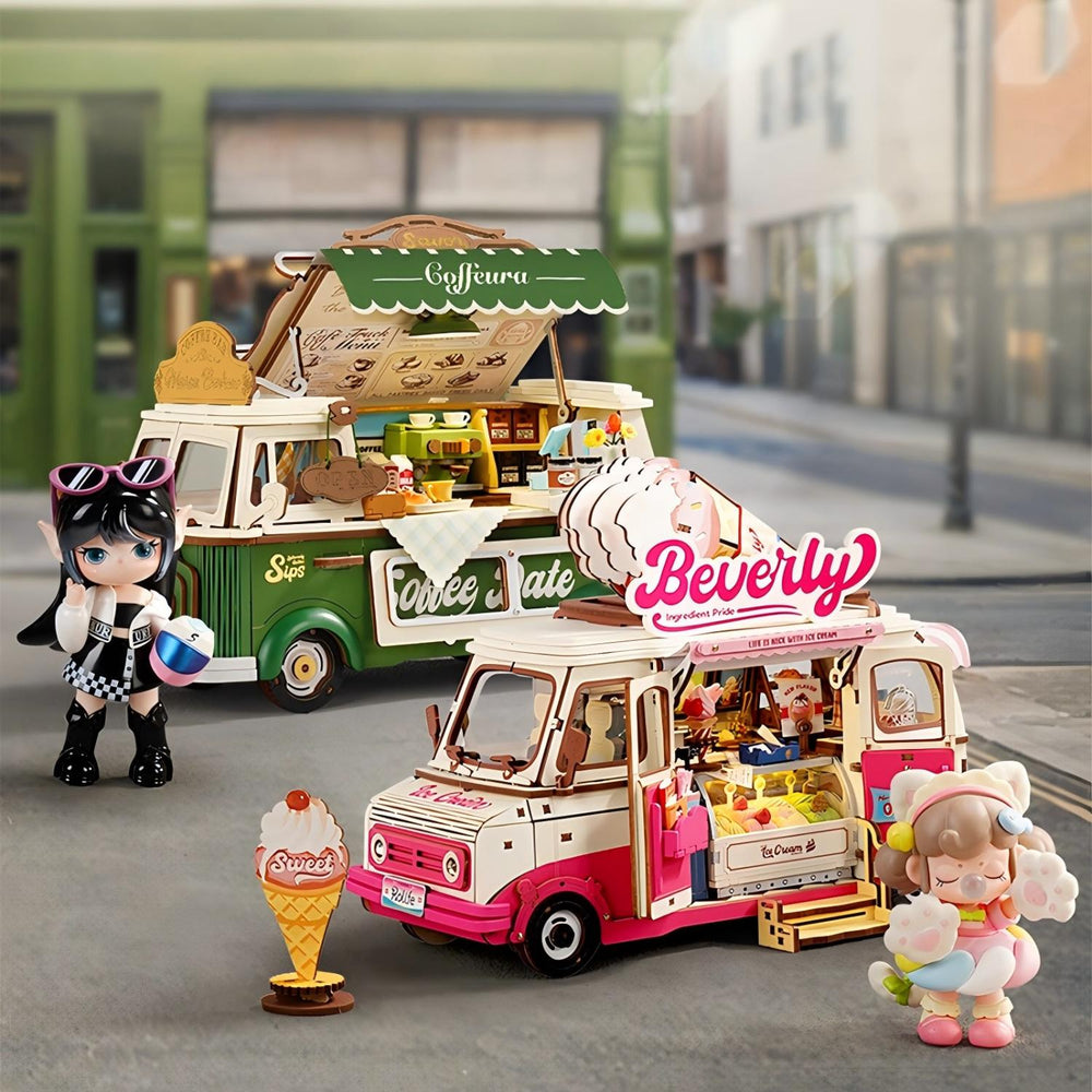 Rolife Beverly's Ice Cream Truck Wooden Puzzle 290pcs TGS06