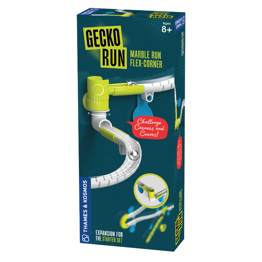 Gecko Run: Marble Run Flex-Corner Expansion Pack 550210 Thames & Kosmos
