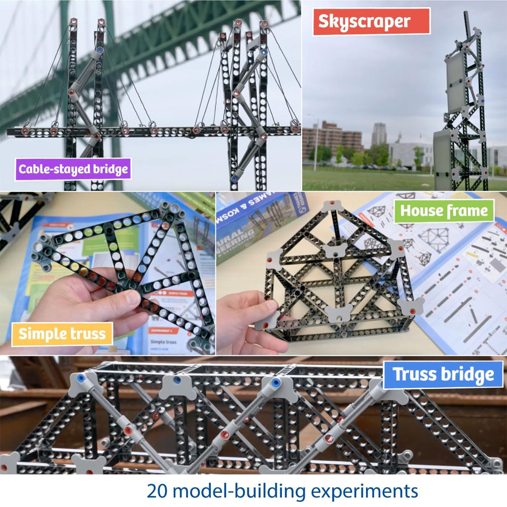 Structural Engineering STEM Kit 625414 Thames & Kosmos