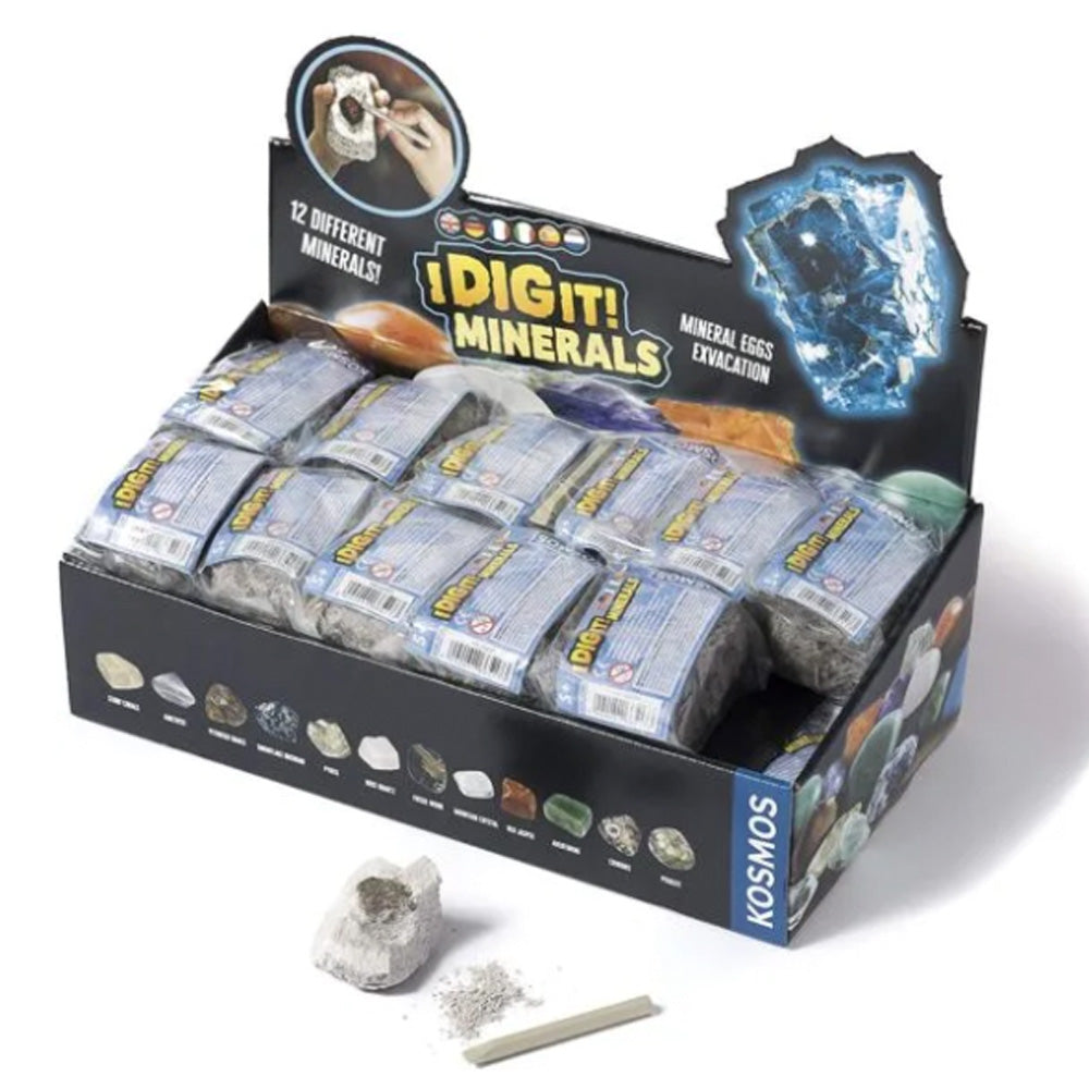 Dig Tk I Dig It! Minerals - Excavate Real Mineral Specimens! – Jadlam Toys ...