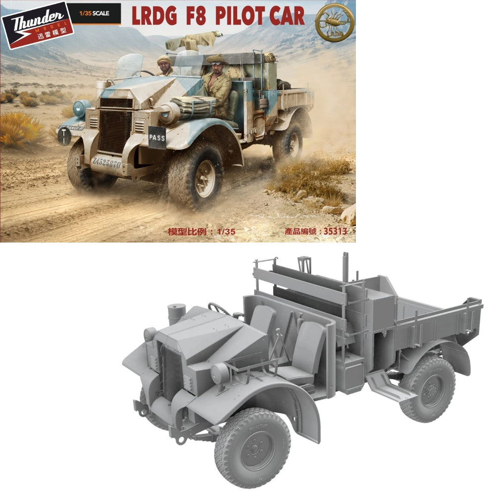 Thunder Model 35313 LRDG F8 Pilot Car Standard Edition 1:35 Model Kit