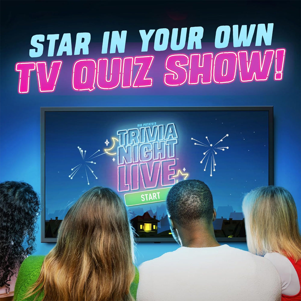 Trivia Night Live - Family Trivia Quiz Show Board Game - Big Potato