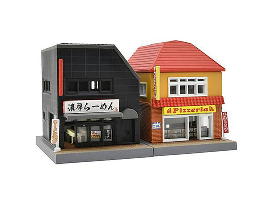 Tomytec 33099 Pizza & Ramen Buildings Set C3 N Gauge