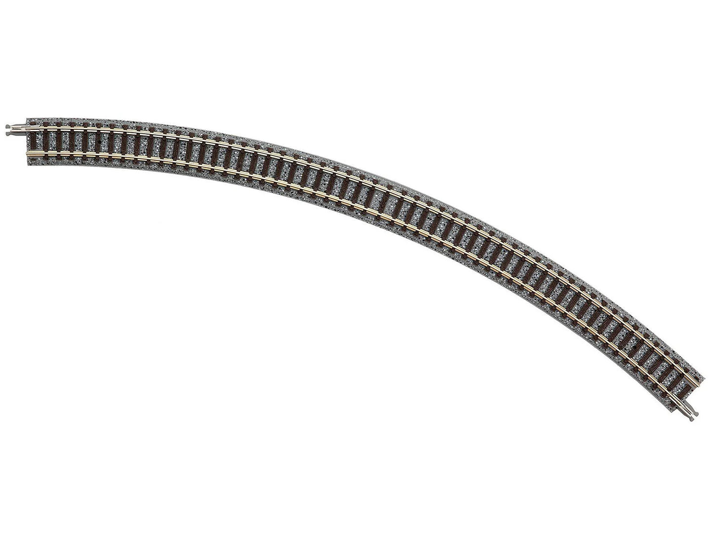 Tomytec 1126 Curved Ballasted Track 13-15/16'' Radius 45 Degree 2 N Gauge