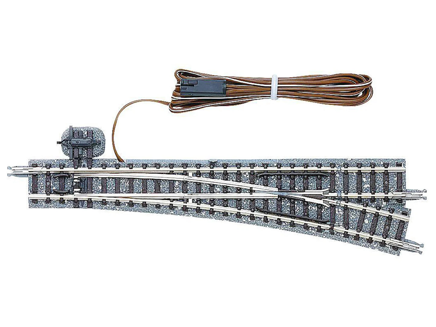 Tomytec 971271 1271 Electric Turnout Right Hand 21-5/16'' Radius 15 Deg N Gauge