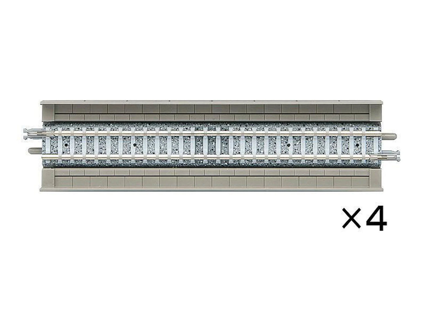 Tomytec 1821 Elevated Straight Track 140mm (4) N Gauge