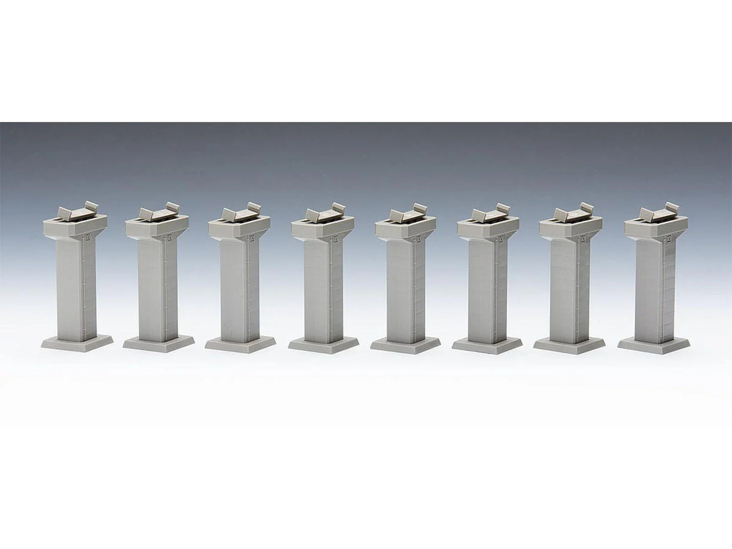 Tomytec 3235 Concrete Pillars Set P10 55mm (8) N Gauge